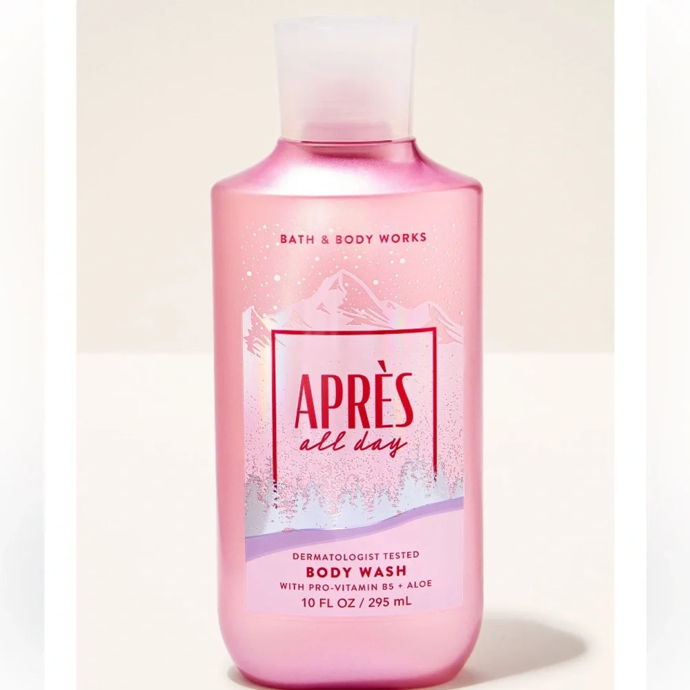 Bath & Body Works Pink Après All Day Body Care Set 3 Piece Full Size